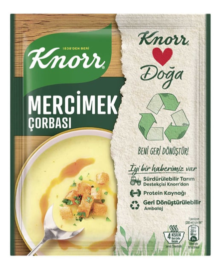 KNORR ÇORBA 76 GR MERCİMEK*12