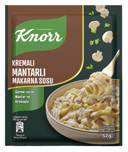 KNORR MAK.SOS 52 GR KREMALI MANTARLI*12