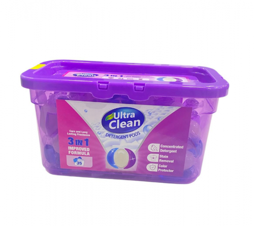 ULTRA CLEAN 35'Lİ DETERJAN KAPSÜLÜ 3'ü1 ARADA*4