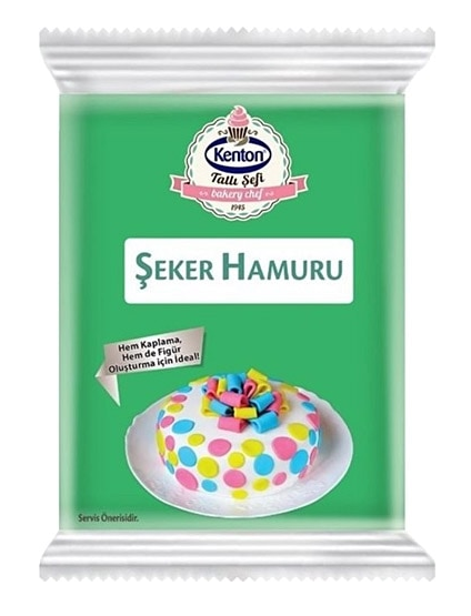 KENTON ŞEKER HAMURU 200 GR YEŞİL*8