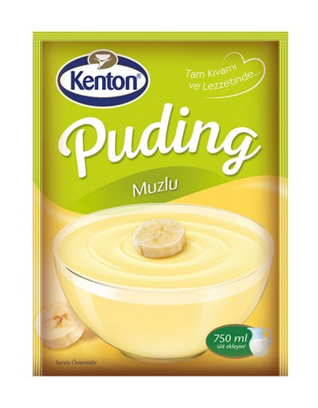 KENTON PUDDING 125 GR BANANA*24
