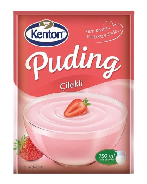 KENTON PUDDING 125 GR STRAWBERRY*24