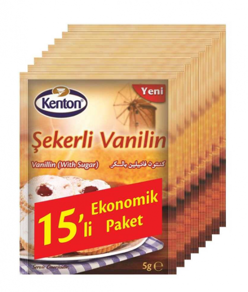 KENTON SUGAR VANILLIN 15 PCS * 18