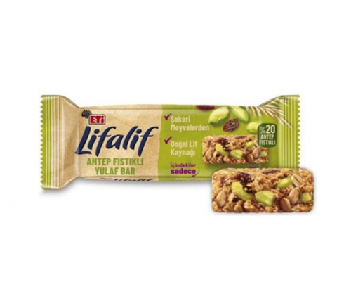 ETİ (4220044) LİFALIF OAT ANTEP PISTACHIO BAR 35 GR*16