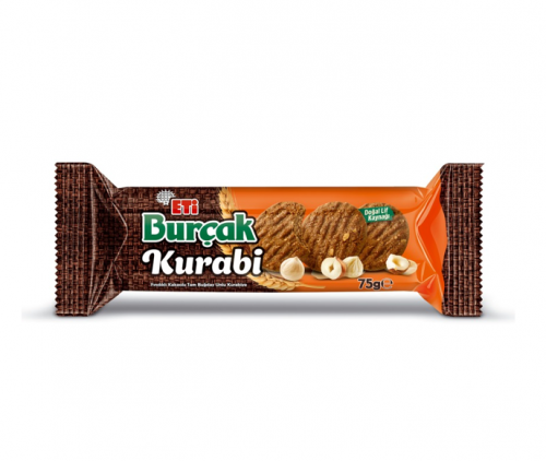 ETİ (2939402) BURCAK COCOA HAZELNUT COOKIES 75 GR * 24