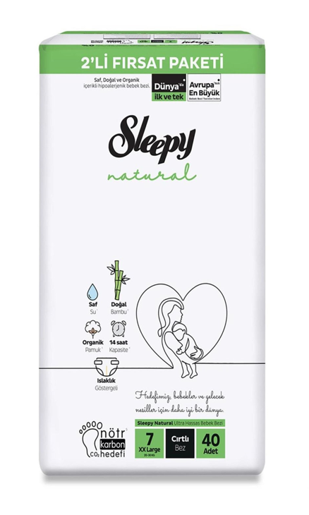 SLEEPY 2 PACKAGE NATURAL OPPORTUNITY XXL(40)NO:7*3