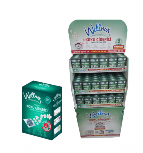 WELLNAX DEODORIZER 2*75 GR*96 STAND