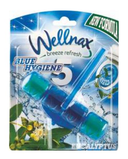 WELLNAX WC BLOCK BLUE WATER SINGLE Eucalyptus 50 GR*24