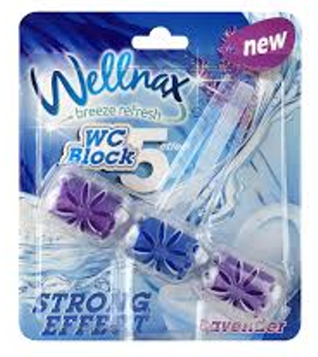 WELLNAX WC BLOCK SINGLE LAVENDER 57GR*24
