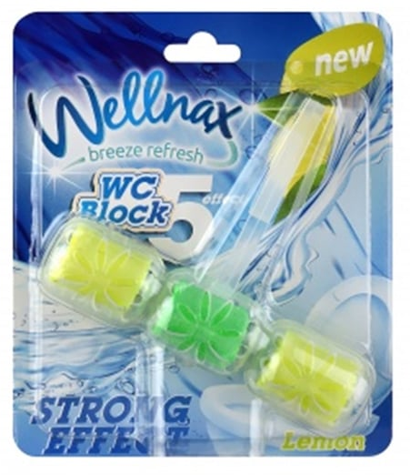 WELLNAX WC BLOCK SINGLE LEMON 57 GR * 24