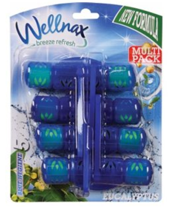 WELLNAX WC BLOCK 4 PIECES BLUE WATER Eucalyptus*24