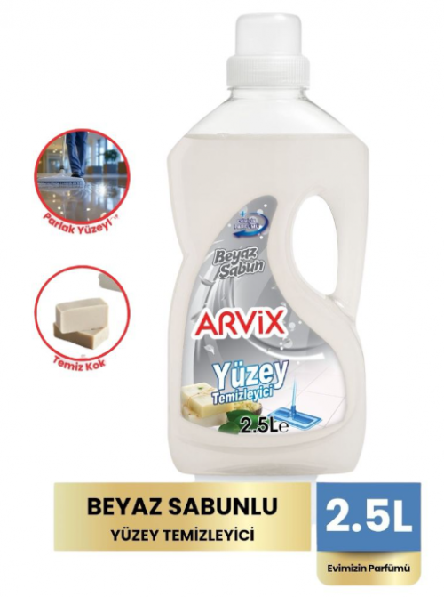 ARVIX SURFACE CLEANER 2.5 LT WHITE SOAP*6