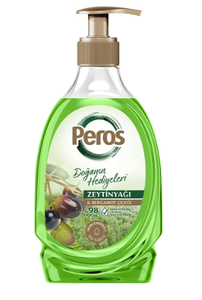 PEROS 400 ML LIQUID SOAP.OLIVE OIL.&BERGAMOT.FLOWER*12