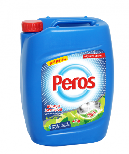 PEROS 4 LT DISHWASHING DETERGENT APPLE*4