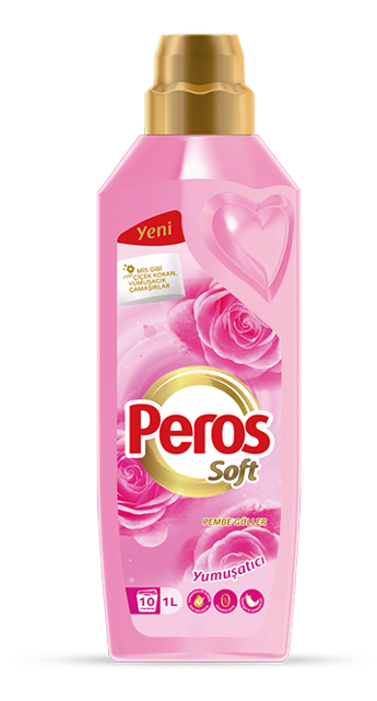 PEROS 1 LT SOFTENER PINK ROSES*12