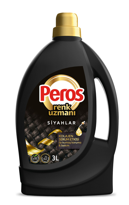 PEROS 3 LT LIQUID LAUNDRY DETERGENT CARE BLACKS*4