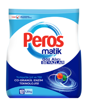 PEROS MATIC 1.5 KG DARK WHITES*12