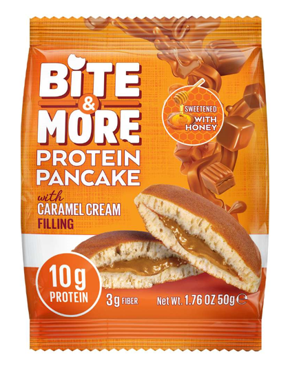 BİTE & MORE 50 GR PROTEIN.CARAMEL PANCAKE*12