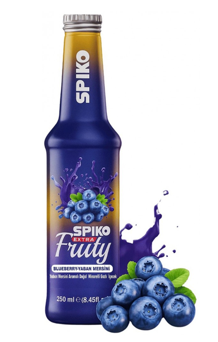 SPIKO FRUITY 250 ML BLUEBERRIES*24