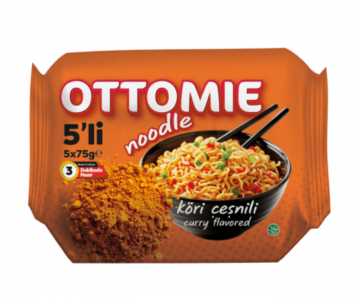 OTTOMIE NOODLE 5-PIECE 375 GR CURRY SEASONED*8