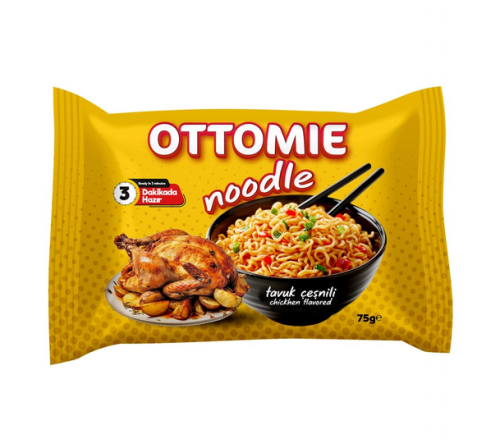 OTTOMİE NOODLE PACKAGE 75 GR WITH CHICKEN SEASONING*40
