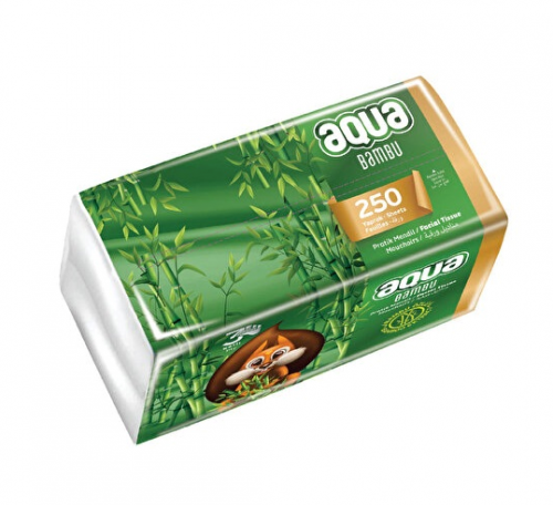 AQUA BAMBU PRATİK MENDİL 250'Lİ*24