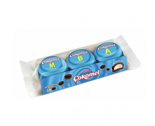 ÜLKER (1312-00)ÇOKOMEL PLAIN 3 PIECE 12GR*30