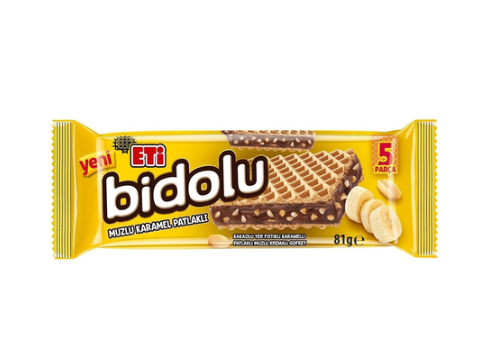 ETİ (7861471) BİDOLU BANANA PEANUT 81GR*12