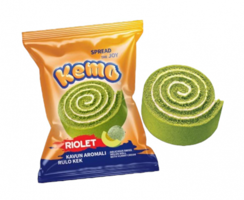 KEMO RIOLET MELON ARM.ROLL CAKE 40 GR * 24