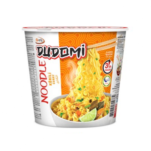 DUDOMI NOODLE CUP 60 GR WITH CURRY*24