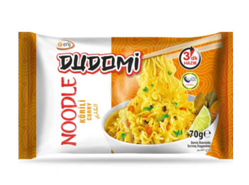 DUDOMI NOODLE PACKAGE 70 GR CURRY*40