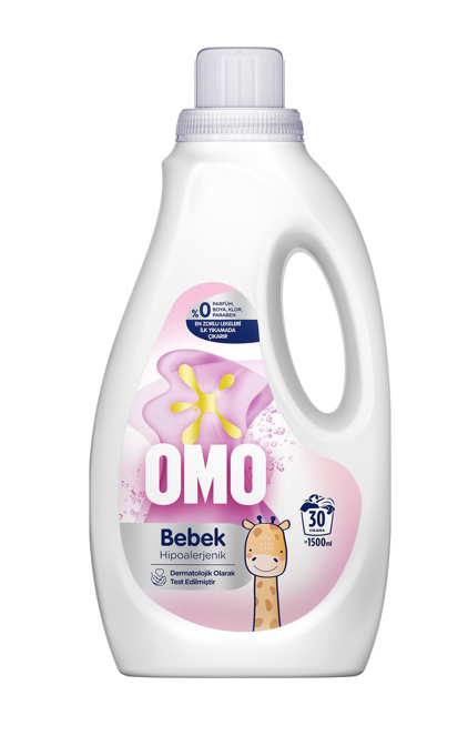 OMO SIVI DETERJAN BEBEK 1495 ML HIPOALAERJENİK*6