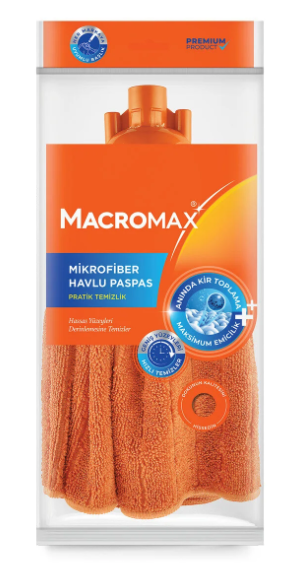 MACROMAX MİKROFİBER HAVLU PASPAS*6