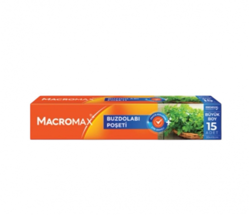 MACROMAX BUZDOLABI POŞETİ BÜYÜK 15'Lİ*24