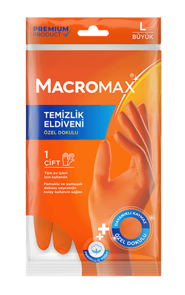 MACROMAX TEMİZLİK ELDİVENİ (L)*12