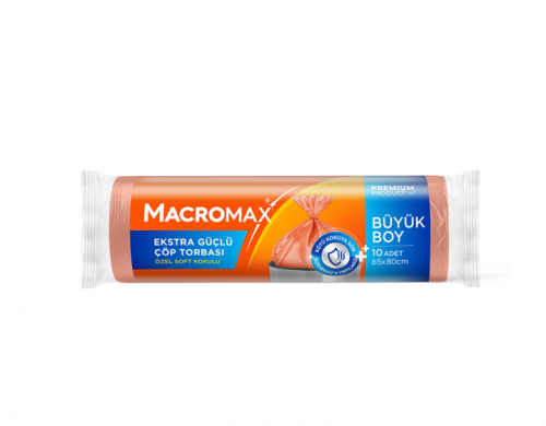 MACROMAX EKS.GÜÇLÜ ÇÖP TORBASI BÜYÜK 10'LU*25