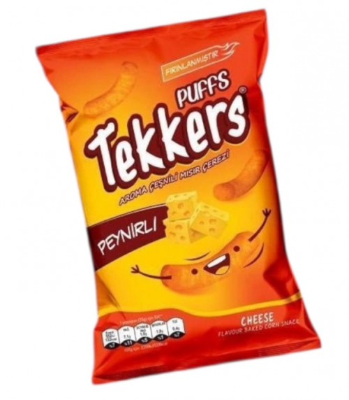 TEKKERS PUFFS PEYNİRLİ CİPS 22 GR*60