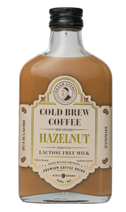 HASAN EFENDİ 190 ML COLD BREW COFFEE HAZELNUT*12