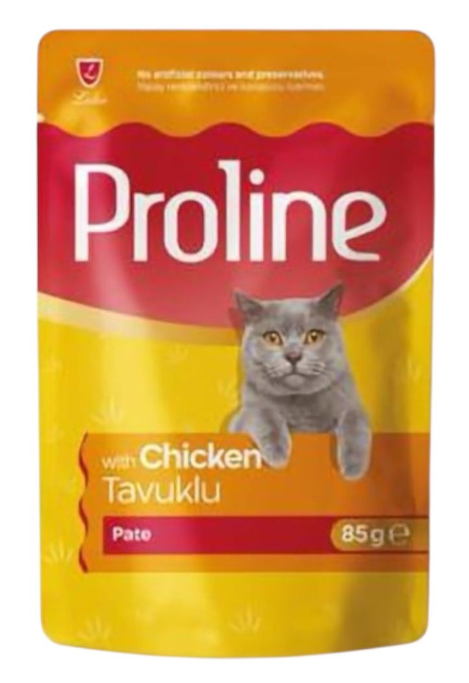 PROLİNE KEDİ M.M.85 GR TAVUK ETLİ YAVRU*22