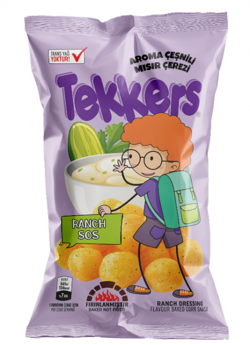 TEKKERS MISIR ÇEREZİ 35 GR RANCH SOS CİPS*50