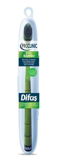 DİFAŞ PRO-CLINIC TOOTHBRUSH STYLE BAMBOO BOXED*12