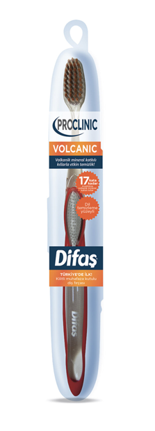 DİFAŞ PROCLING VOLCANIC TOOTHBRUSH BOXED*12