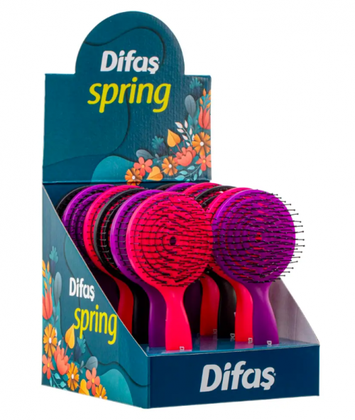 DİFAŞ SPRING HAIR BRUSH*12