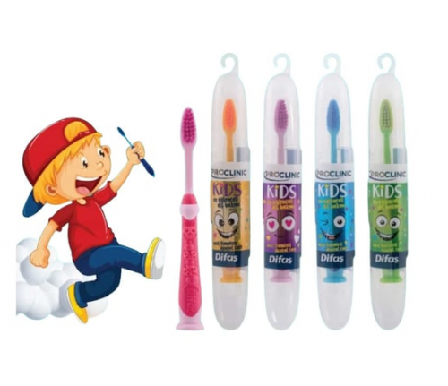 DİFAŞ PRO-CLINIC TOOTHBRUSH KIDS BOXED*12