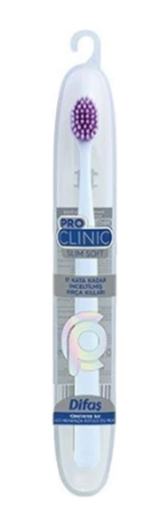 DİFAŞ PRO-CLINIC SLIM SOFT TOOTHBRUSH, BOXED*12