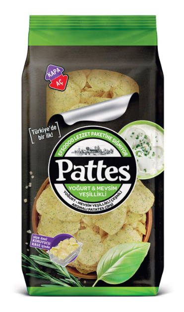 PATTES CHIPS IN A CLOSABLE BOWL WITH YOGURT 100 GR*12