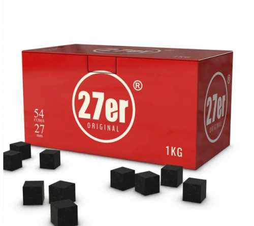 27ER Hookah Charcoal 1 KG*20