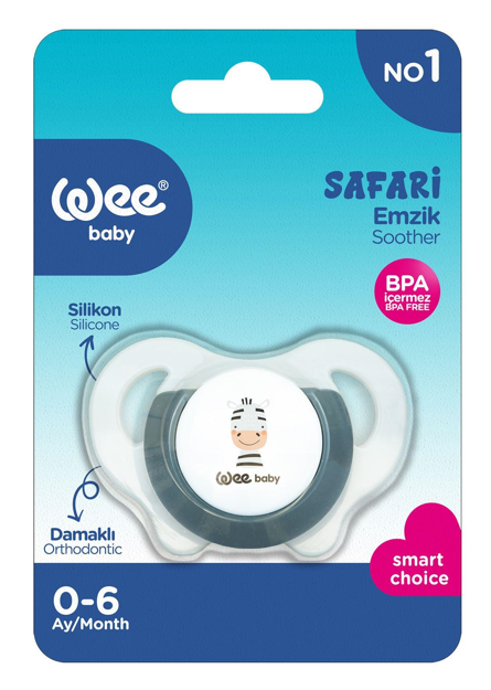 WEE BABY (946) SAFARI pacifier NO:1*6