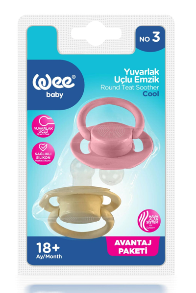 WEE BABY (620) 2-PACK COOL pacifier NO:3*6