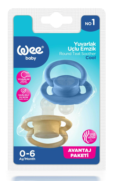 WEE BABY (617) 2-PACK COOL pacifier NO:1*6
